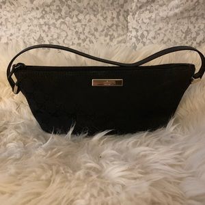 Vintage Gucci Monogram Cloth Clutch Bag